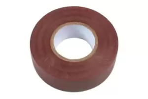 Image of Connect 36889 Brown PVC Insulation Tape 19mm x 20m - Pack 1