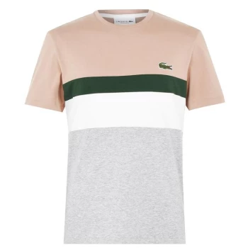 Image of Lacoste Blocked T Shirt - Blue