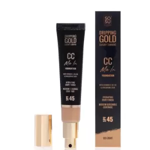 Image of Dripping Gold CC Cream SPF 52g (Various Shades) - Light