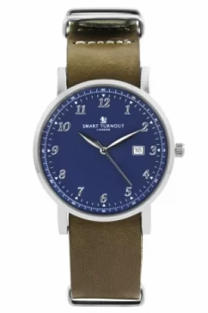 Image of Unisex Smart Turnout Savant with Grey Leather Strap Watch STH5/SN/56/W-GRE