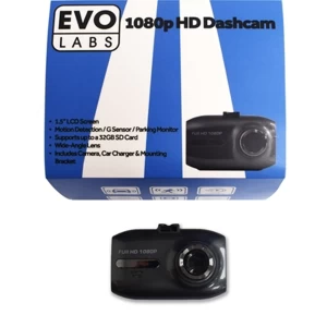 Image of Evo Labs C200 1080p Full HD Dashcam With Motion detection Includes Suction Mount