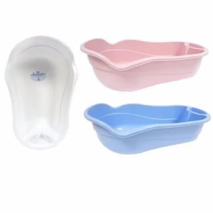 Image of Zexum Lightweight Portable Plastic Baby Bath - Blue