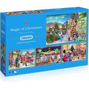 Image of Magic of Christmas Jigsaw Puzzle - 4 x 500 Pieces
