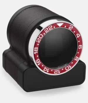 Image of Scatola del Tempo Watch Winder Rotor One Chocolate Red Bezel