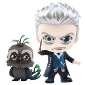 Image of Hot Toys Fantastic Beasts: The Crimes of Grindelwald Cosbaby Gellert Grindelwald and Augurey - Size S (Set of 2)
