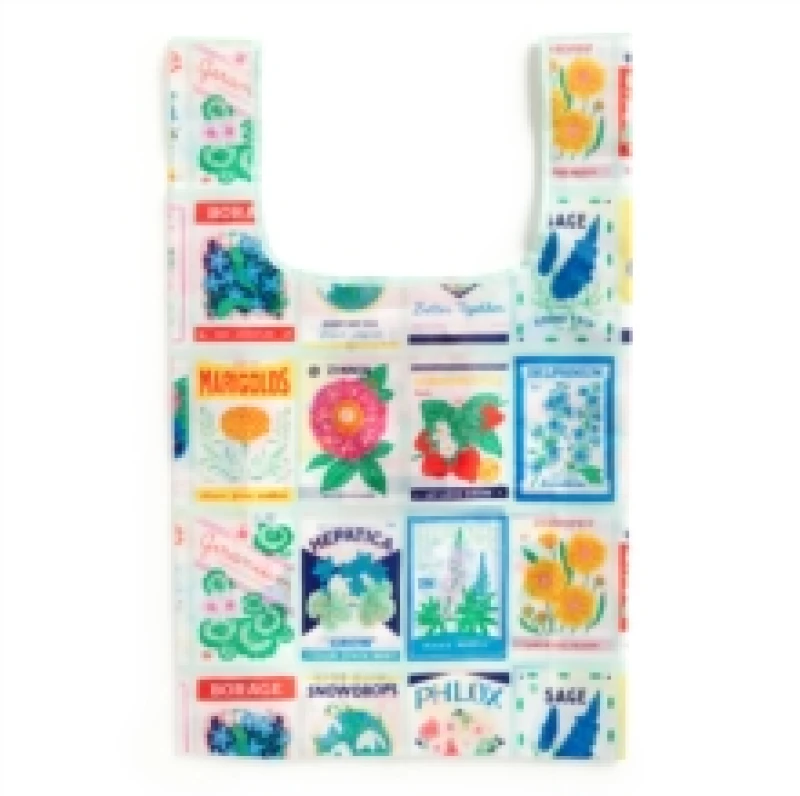 Image of Grow Your Own Way Packable Nylon Tote Bag. Novelty book. By Galison Books