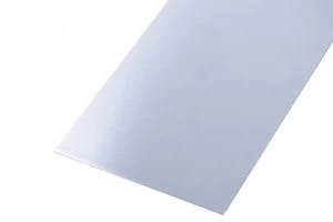 Image of Wickes Metal Sheet Plain Uncoated Aluminium 300 x 1000mm x 0.8mm