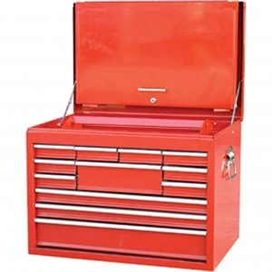 Image of Faithfull 12 Drawer Tool Chest Red
