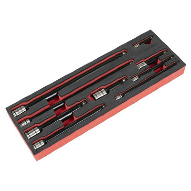Image of Sealey Premier Black Combination Drive Socket Extension Bar Set Combination
