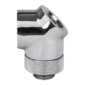 Image of Thermaltake Chrome 45 Degree G1/4 Adaptor Fitting
