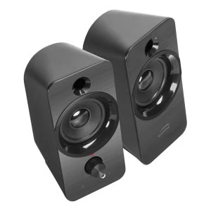 Image of Speedlink Daroc USB-Powered Stereo Speaker Dual 3.5mm Stereo Jack Audio & USB-A Connector