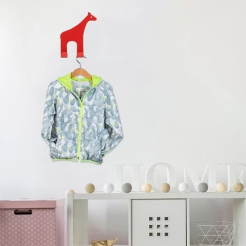 Image of Giraffe - Red Red Metal Wall Hook