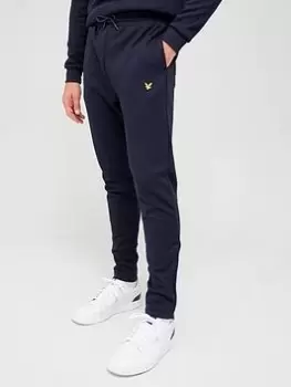 Image of Lyle & Scott Fitness Fly Fleece Trackies - Navy, Size 2XL, Men
