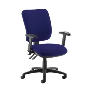 Image of Dams MTO Senza High Back Operator Chair with Folding Arms - Slip Grey