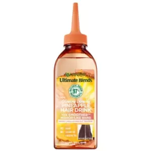 Image of Garnier Ultimate Blends Glowing Lengths Pineapple Hair Drink Liquid Conditioner for Long Dull Hair 200ml