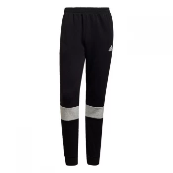 Image of adidas Essentials Fleece Colorblock Joggers Mens - Black / White / Medium Grey He