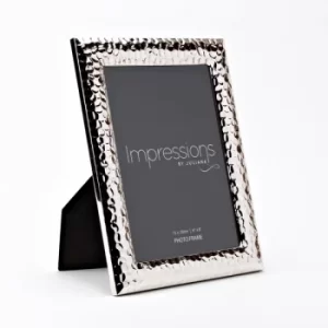 Image of 6" x 8" IMPRESSIONS Silverplated Photo Frame