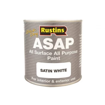 Image of Rustins ASAP Paint White 1 Litre