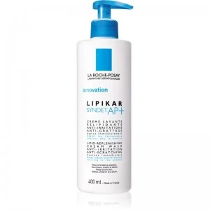 Image of La Roche-Posay Lipikar Syndet AP+ Cleansing Creamy Gel Against Irritation And Itching 400ml