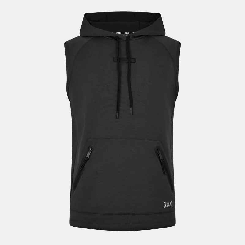 Image of Everlast Sleeveless Hoodie Mens Midnight male S