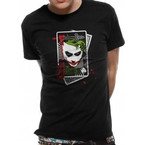 Image of The Dark Knight - Card Mens Medium T-Shirt - Black