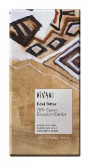 Image of Vivani Superior Dark 70% Chocolate 100g