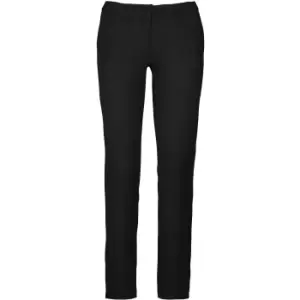 Image of Kariban Womens/Ladies Chino Trousers (18 UK) (Black)