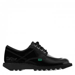 Image of Kickers Kick Low Shoes - Black Patent