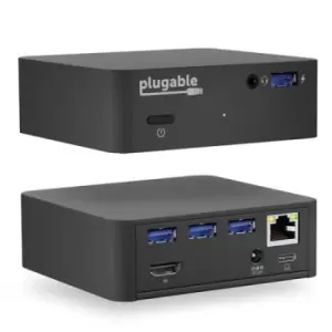 Image of Plugable Technologies UD-CAM laptop dock/port replicator Docking USB 3.2 Gen 1 (3.1 Gen 1) Type-C Black