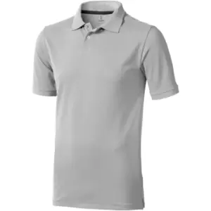 Image of Elevate Mens Calgary Short Sleeve Polo (Pack of 2) (XS) (Grey Melange)