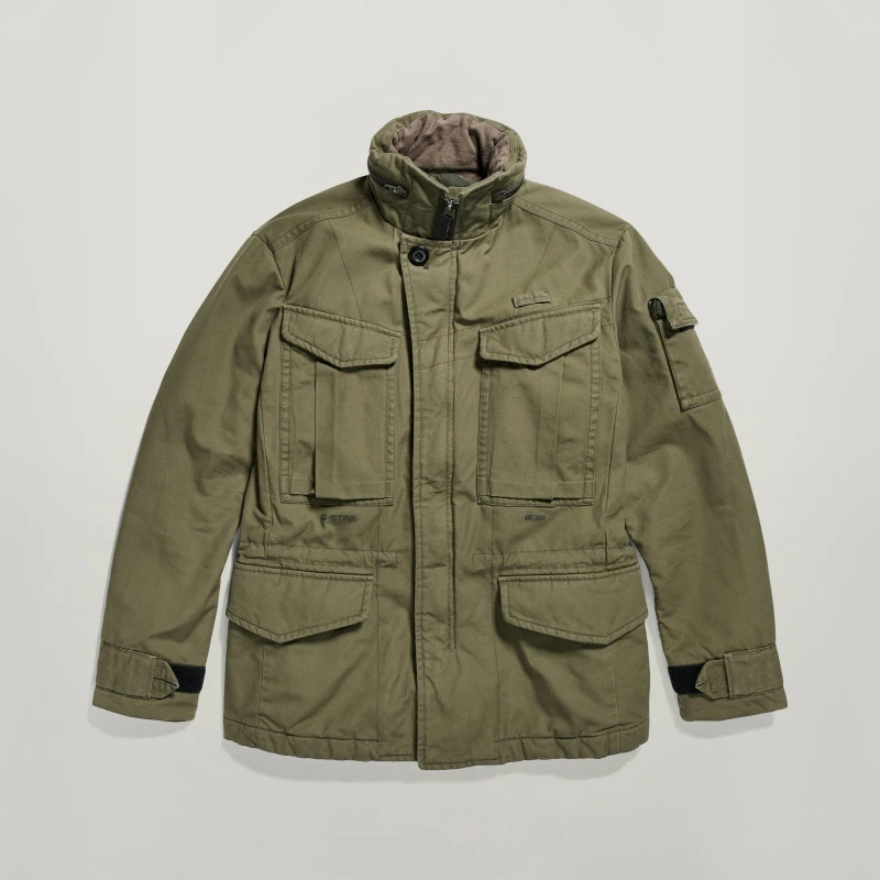Image of G Star Mens Padded Field Jacket Shad Olive male Medium
