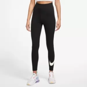 Image of Logo Print Leggings with High Waist