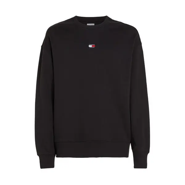 Image of Tommy Jeans Badge Sweatshirt - Black S
