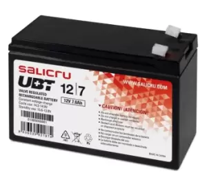 Image of Salicru 013BS000001 - UPS Battery Sealed Lead Acid (VRLA) 12 V 7 Ah