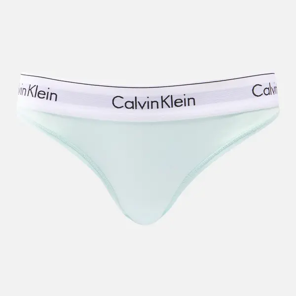 Image of Calvin Klein Modern Cotton-Blend Bikini Briefs - S Blue Underwear and Nightwear female 0000F3787ELKW S