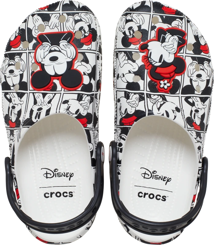 Image of Crocs Unisex Mickey and Minnie Classic Clogs Multi M10