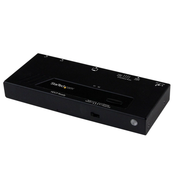 Image of StarTech 2 in 1 Out HDMI Selector with Automatic Priority Switching PC