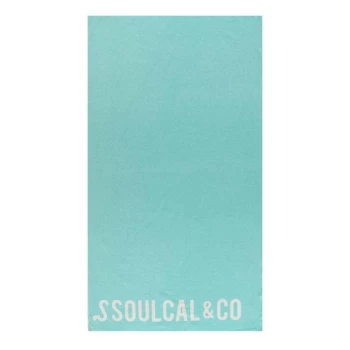 Image of SoulCal Cal & Co Beach Towel - Turquoise