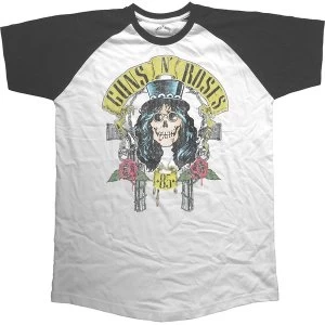Image of Guns N' Roses - Slash 1985 Unisex Small T-Shirt - Black,White