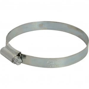 Image of Faithfull Zinc Plated Hose Clips 70mm - 90mm Pack of 1