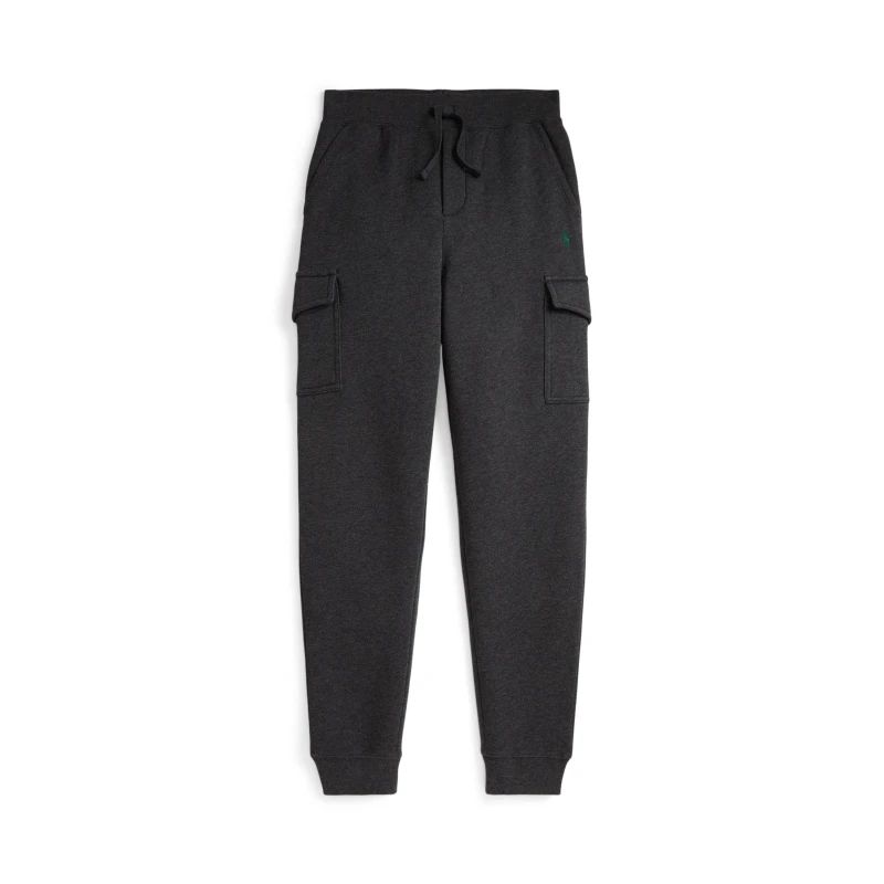 Image of Polo Ralph Lauren Cargo-Style Fleece Joggers charcoal grey Baby 8Y;10/12Y;14/16Y