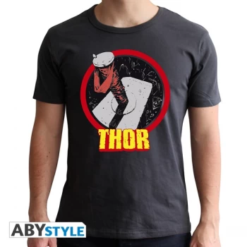 Image of Marvel - Thor Mens X-Large T-Shirt - Grey