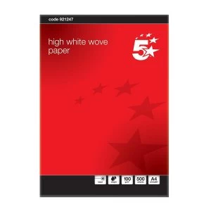 Image of 5 Star Business Paper Prestige Wove Finish Ream-Wrapped 100gsm A4 High White 500 Sheets