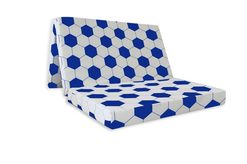 Image of Mattress Guru Badenia Double Folding Z Bed Futon Mattress with Protective Travel Cover Multi