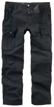 Image of Vintage Industries Reef Trousers Cargo Trousers black