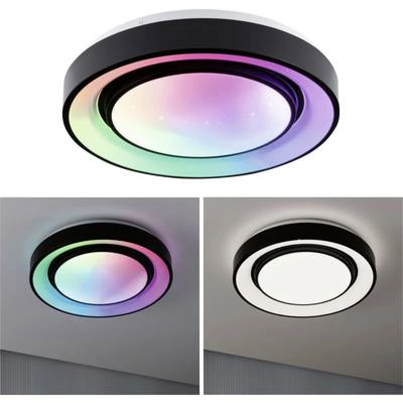 Image of Paulmann Paulmann 70544 Rainbow LED ceiling light LED (monochrome) LED 11.00 W Black, White 70544