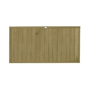 Image of Forest Garden Pressure Treated Tongue & Groove Vertical Fence Panel - 6 x 3ft Pack of 5