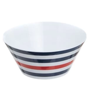Image of Robert Dyas Nautical Stripe Salad Bowl