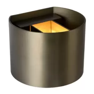 Image of Lucide xio - Up Down Wall Light - LED Dim. - G9 - 1x3,5W 2700K - Rust Brown