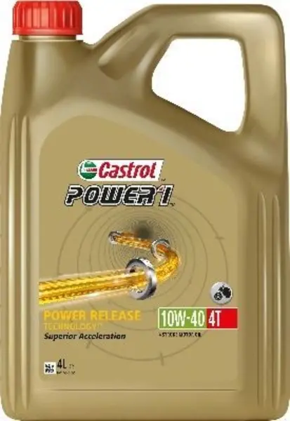 Image of Castrol Power 1 4T 10W-40 4l Engine oil 15F5A1 Engine Oil (1862)